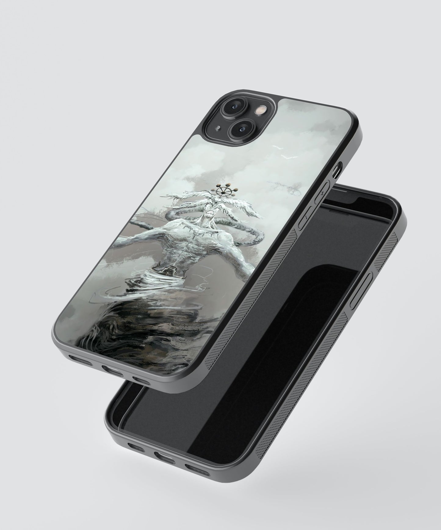 Mahoraga Art Anime Glass Phone Case Cover