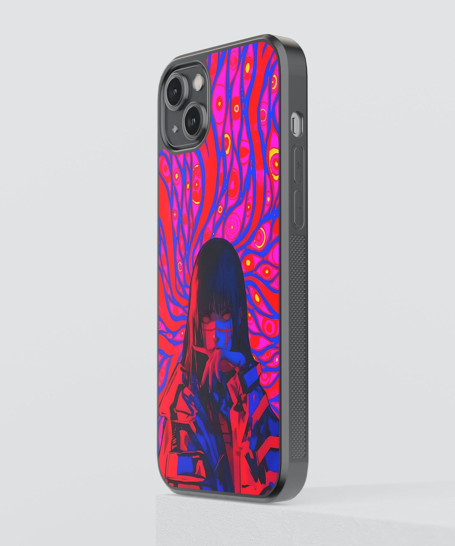 Makima Anime Glass Phone Case Cover