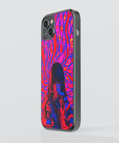 Makima Anime Glass Phone Case Cover
