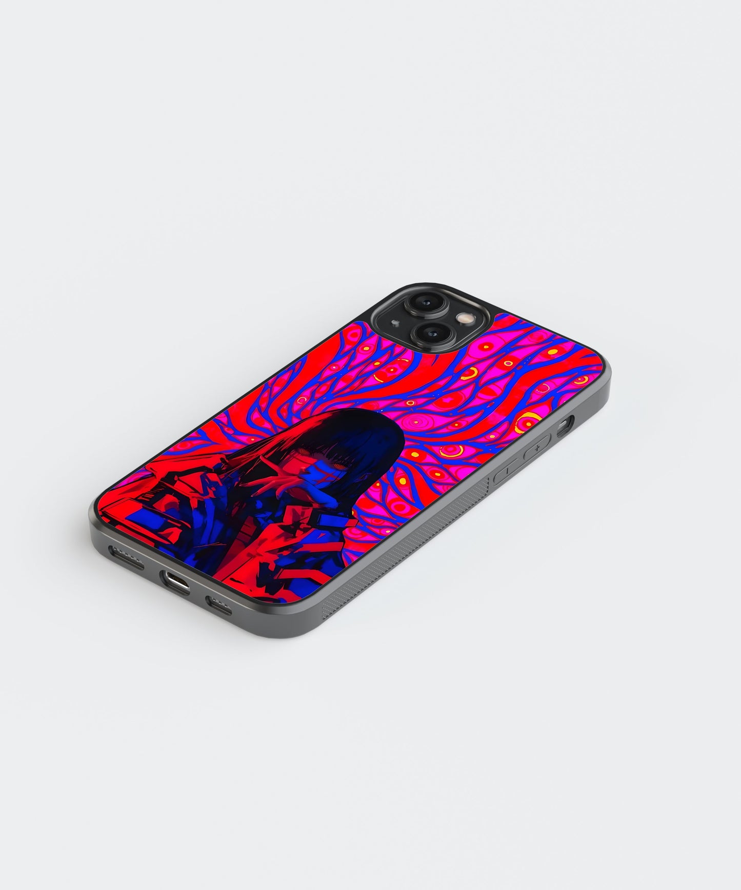 Makima Anime Glass Phone Case Cover