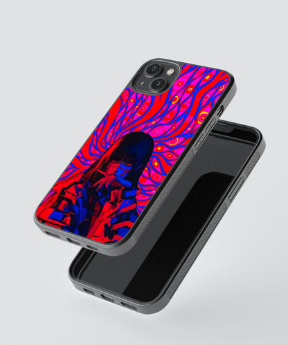 Makima Anime Glass Phone Case Cover