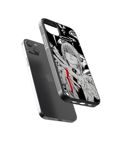 Makima Contract Anime Glass Phone Case Cover