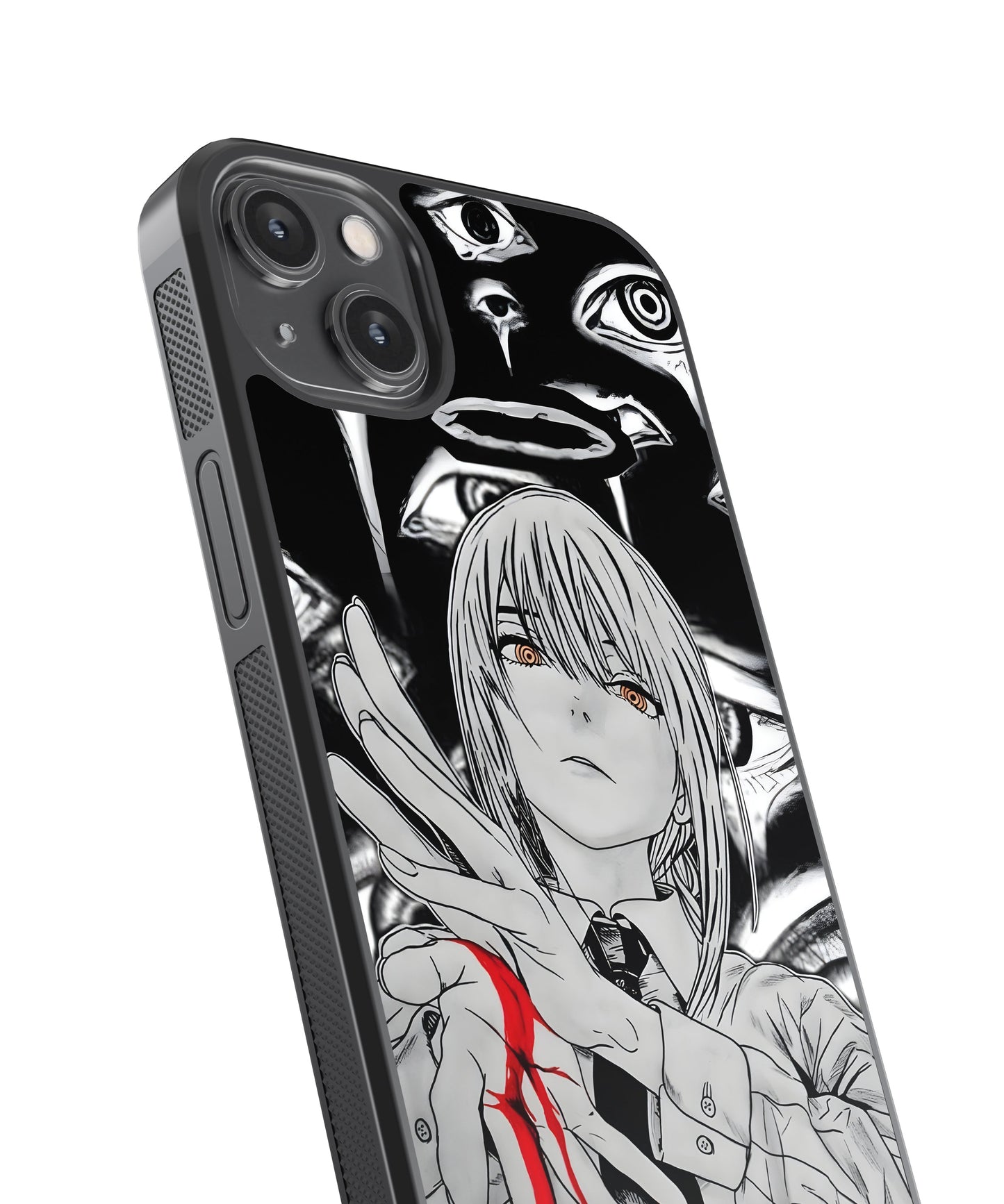 Makima Contract Anime Glass Phone Case Cover