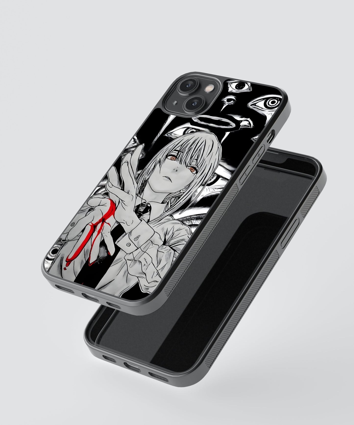 Makima Contract Anime Glass Phone Case Cover