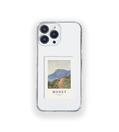 Monet Polaroid Aesthetic Silicone Clear Case