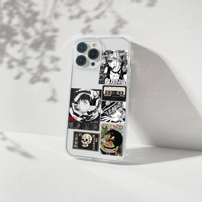Mono Panel Aesthetic Silicone Clear Case