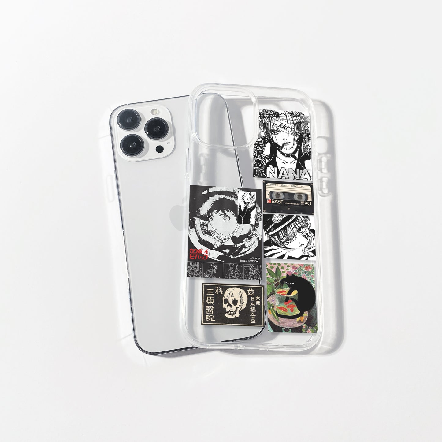 Mono Panel Aesthetic Silicone Clear Case