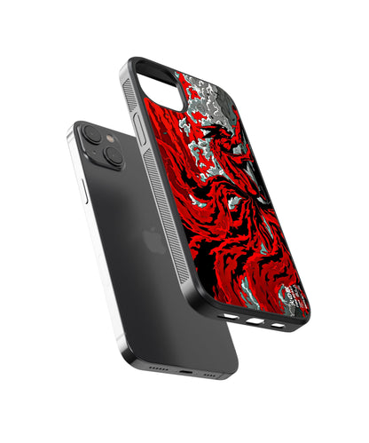 Naruto Nine Tails Anime Glass Phone Case Cover