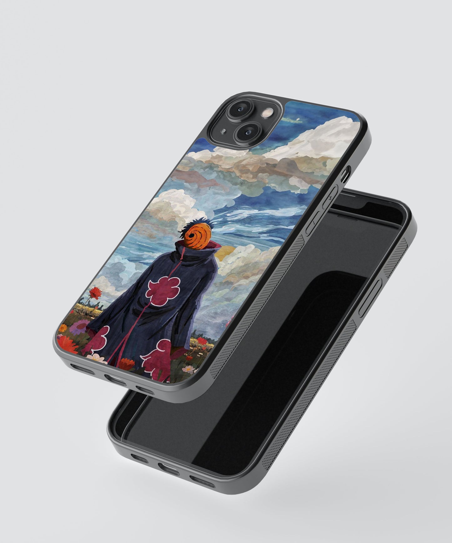 Naruto Obito Anime Glass Phone Case Cover