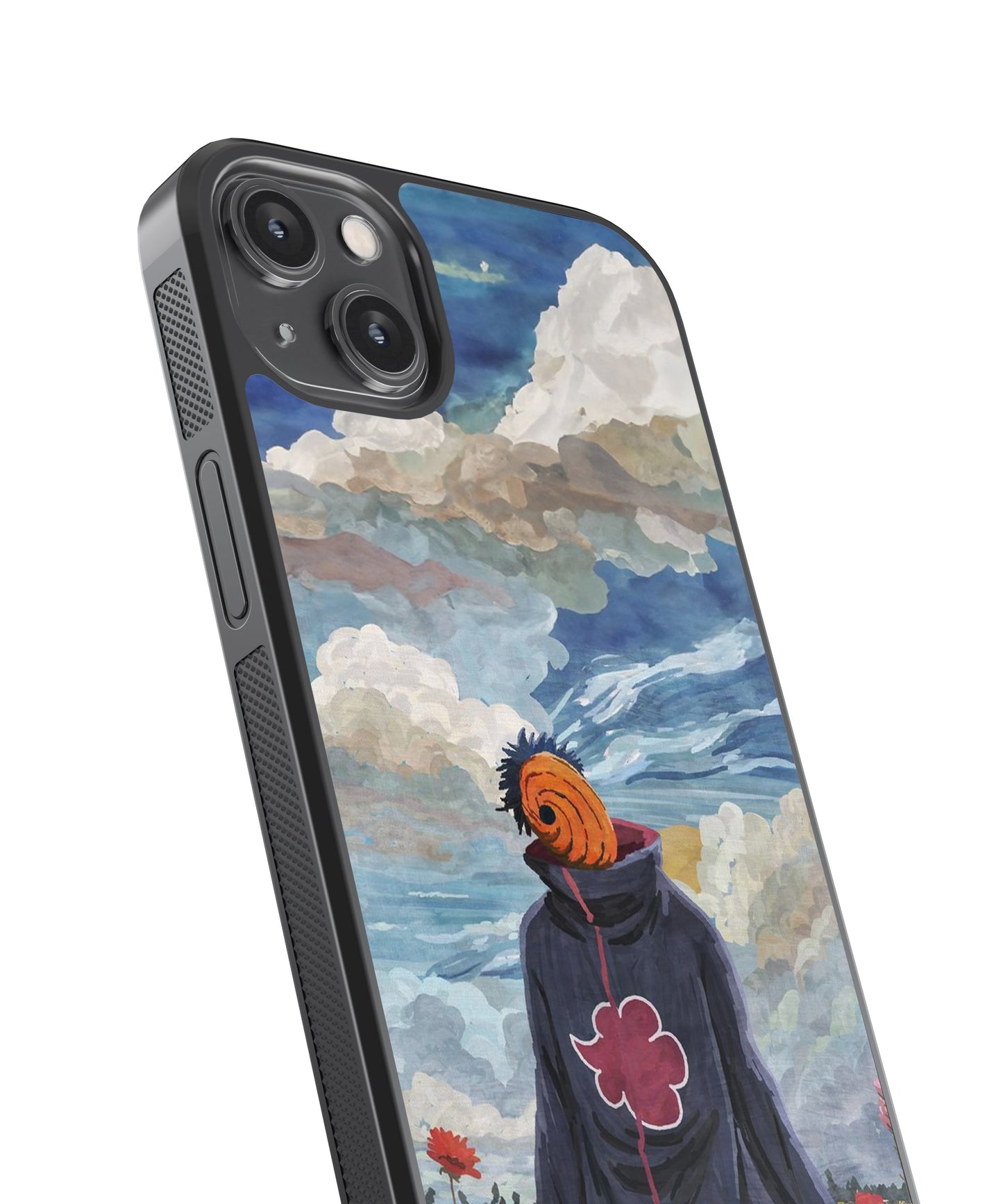 Naruto Obito Anime Glass Phone Case Cover