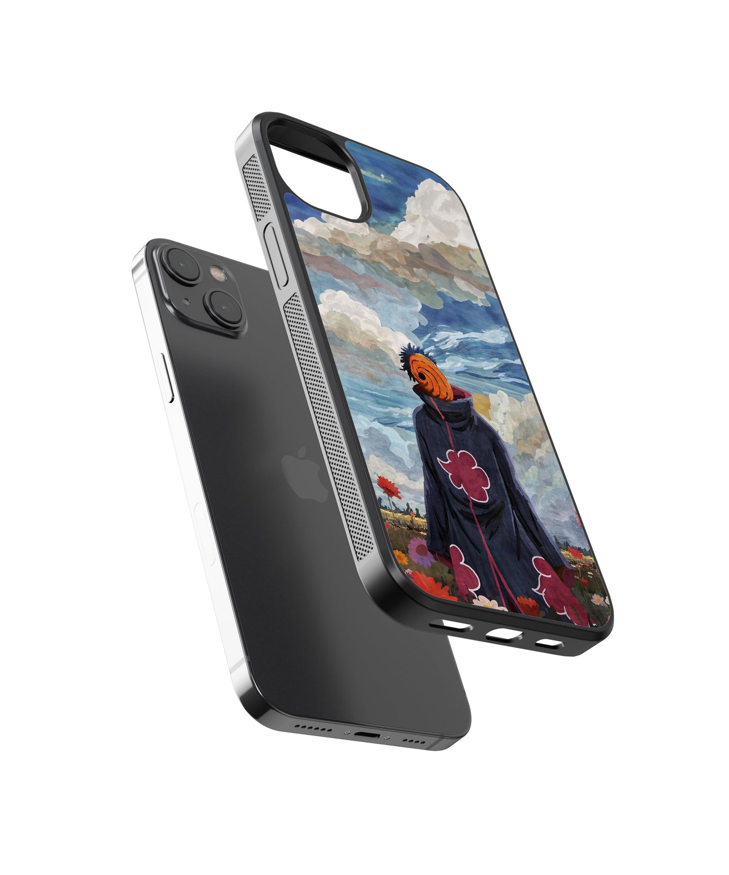 Naruto Obito Anime Glass Phone Case Cover