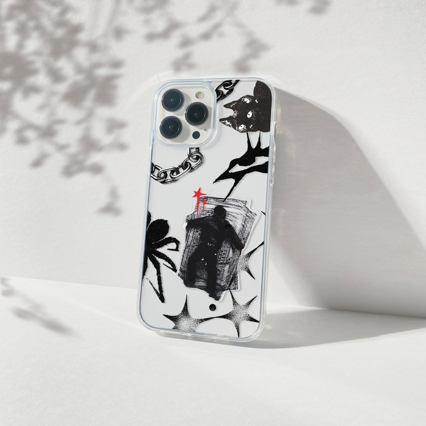 Night Threat Silicone Clear Case