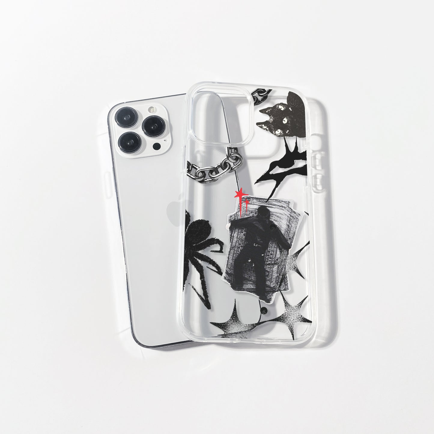 Night Threat Silicone Clear Case