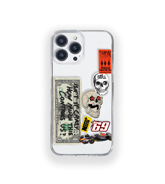 No Control Club Silicone Clear Case