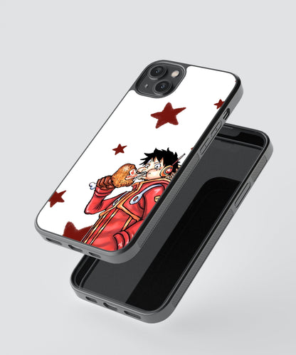 One Piece Luffy Anime Glass Phone Case Cover