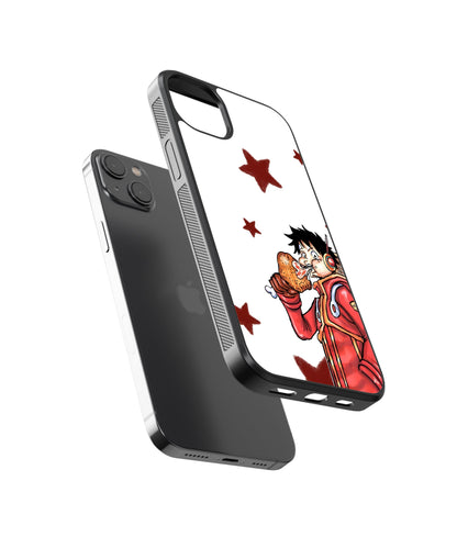 One Piece Luffy Anime Glass Phone Case Cover