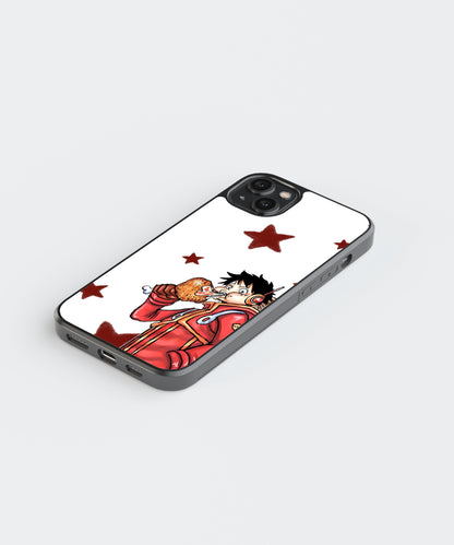 One Piece Luffy Anime Glass Phone Case Cover