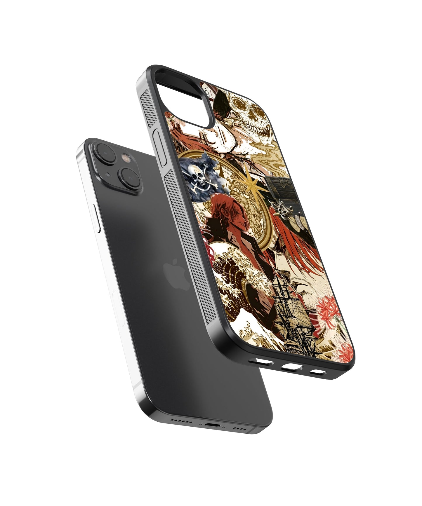 One Piece Shanks Anime Glass Phone Case Cover
