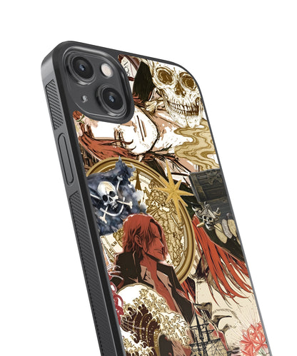 One Piece Shanks Anime Glass Phone Case Cover