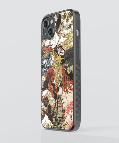 One Piece Shanks Anime Glass Phone Case Cover