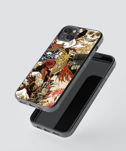 One Piece Shanks Anime Glass Phone Case Cover
