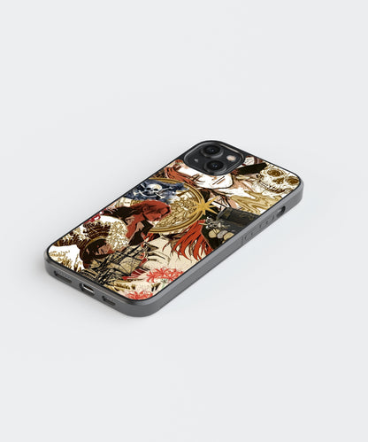 One Piece Shanks Anime Glass Phone Case Cover