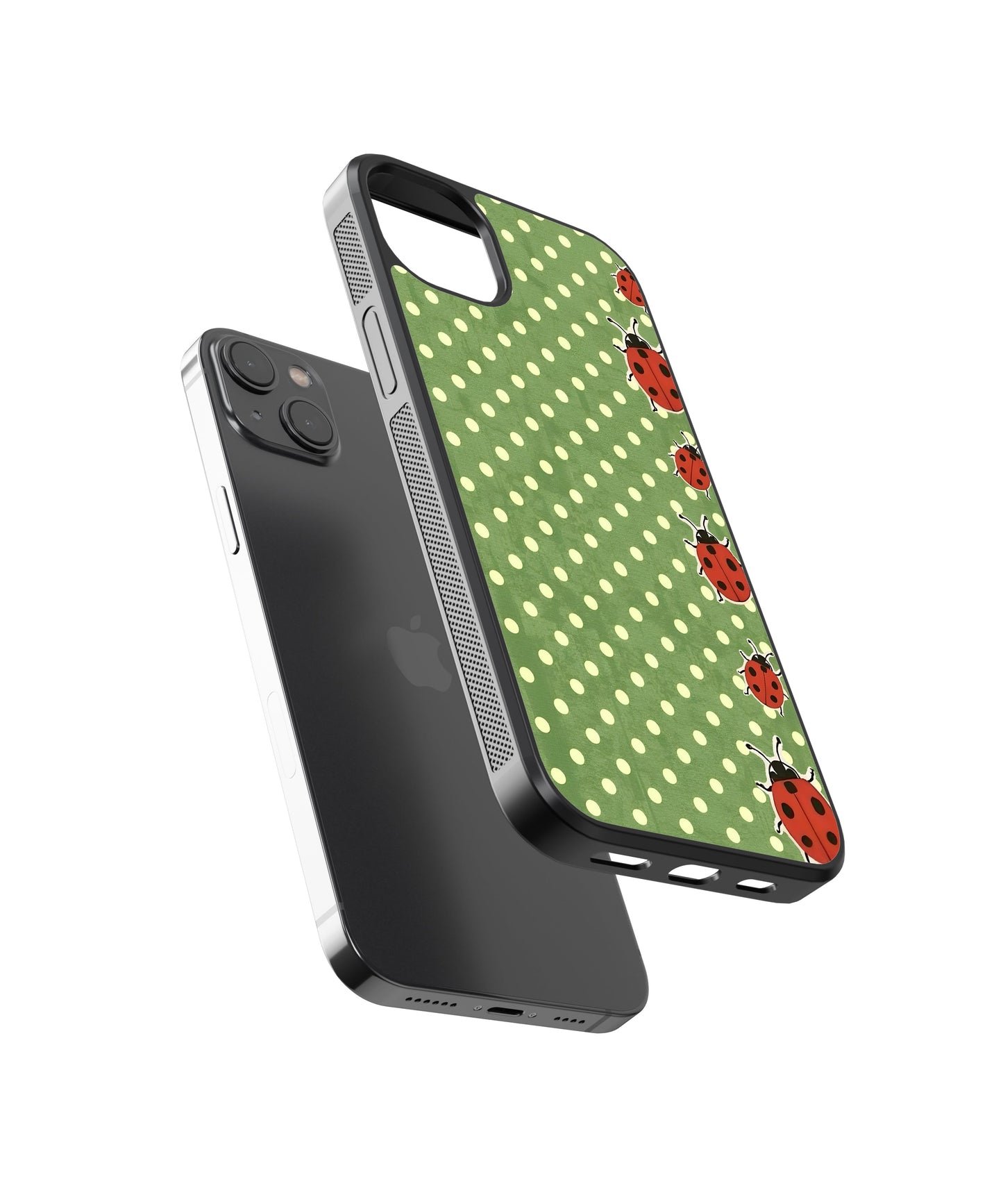 Polka Garden Beach Glass Phone Case Cover