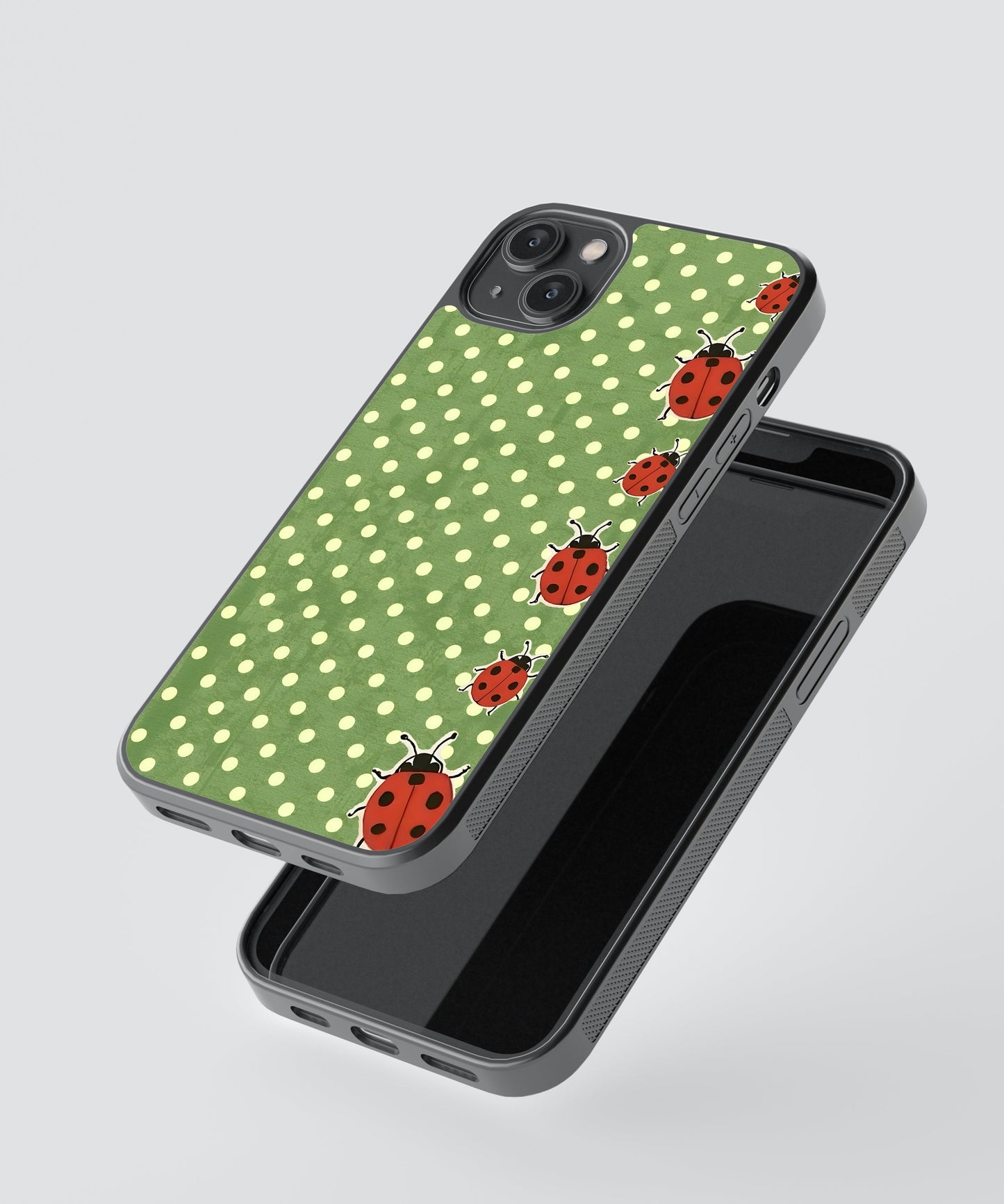 Polka Garden Beach Glass Phone Case Cover