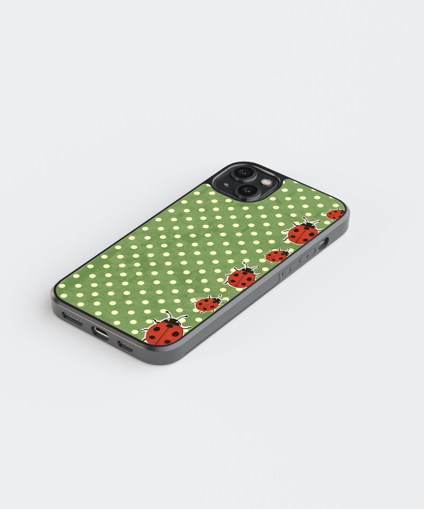 Polka Garden Beach Glass Phone Case Cover