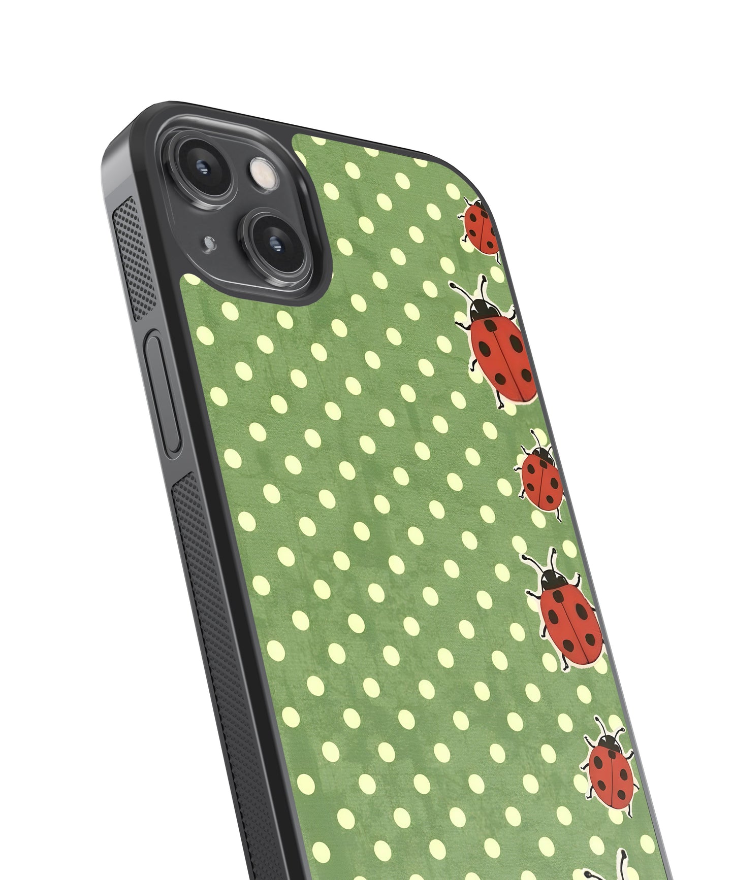 Polka Garden Beach Glass Phone Case Cover