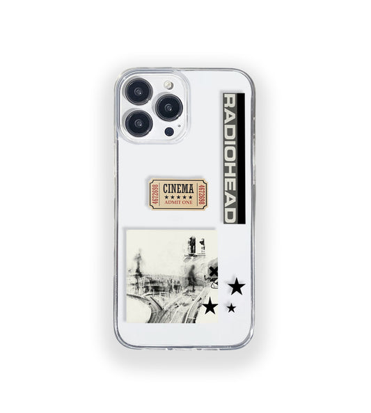 Radiohead Cinema Aesthetic Silicone Clear Case