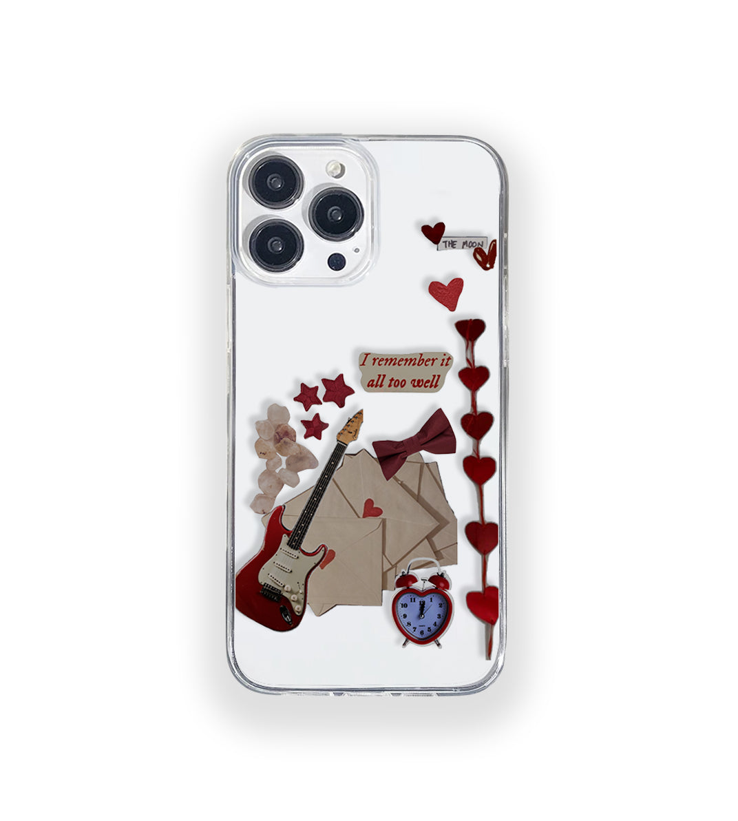 Rememberance Vintage Aesthetic Silicone Clear Case