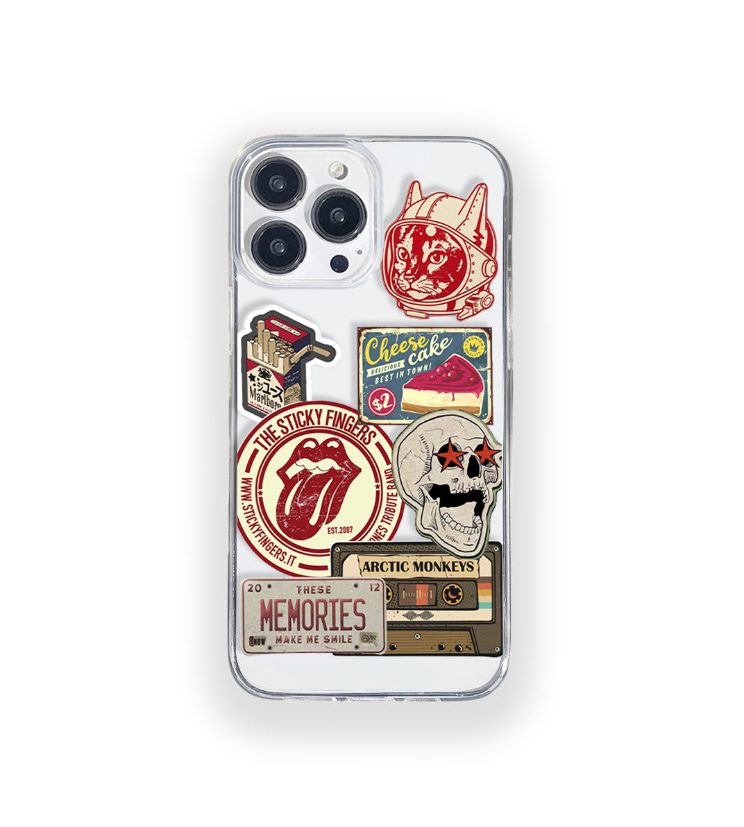 Retro Age Vintage Silicone Clear Case