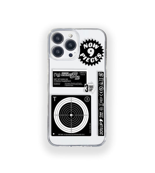 Roids Disclaimer Aesthetic Silicone Clear Case