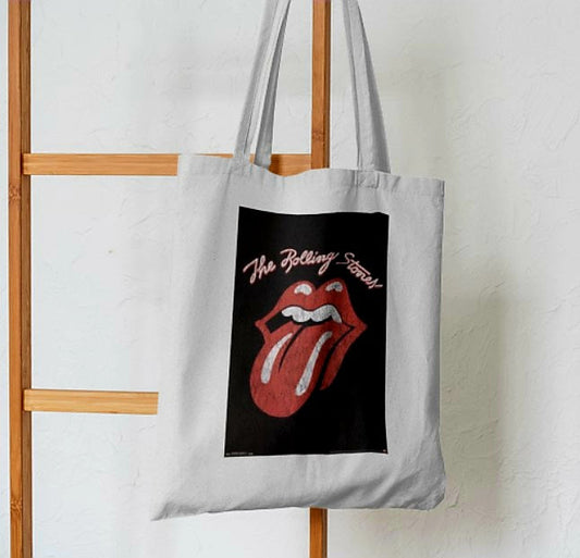 RocknRoll Rolling Stones Tote Bag - Aesthetic Tote Bags - Habit Tote