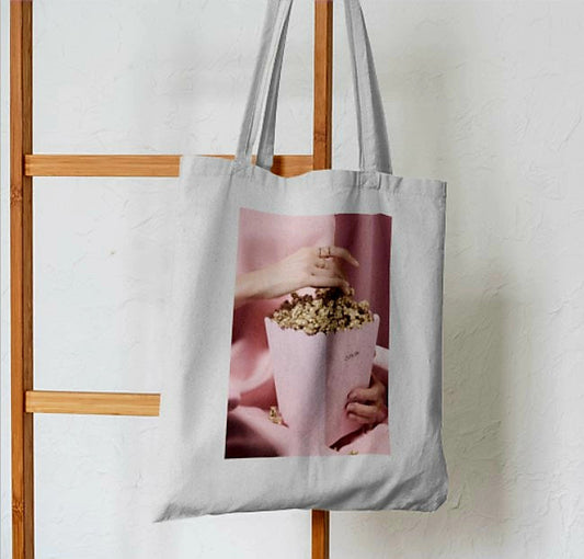 Golden Popcorn Glam Tote Bag - Aesthetic Phone Cases - Culltique