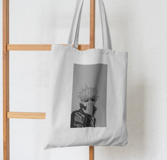 Gojo's Unconventional Gesture Tote Bag` - Aesthetic Tote Bags - Habit Tote