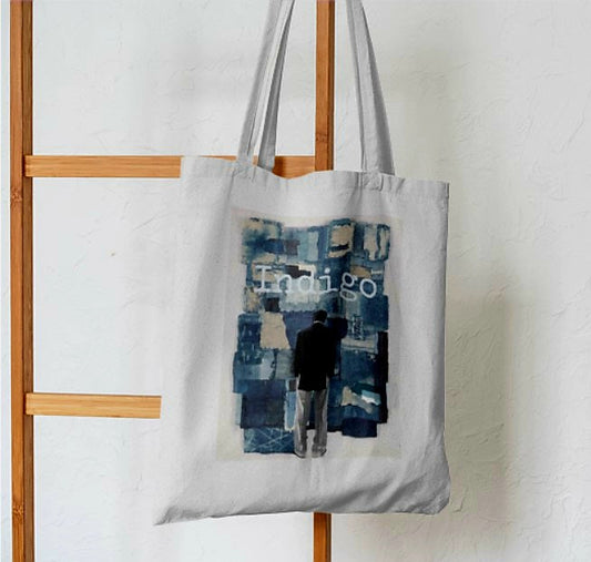 RM Indigo Album Art Tote Bag - Aesthetic Tote Bags - Habit Tote