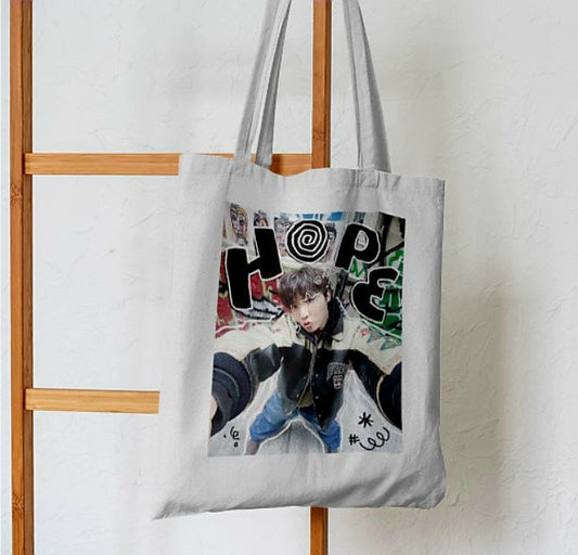 BTS J-Hope Tote Bag - Aesthetic Tote Bags - Habit Tote
