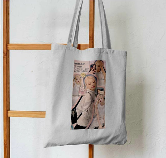 Blackpink Rosie Tote Bag - Aesthetic Tote Bags - Habit Tote