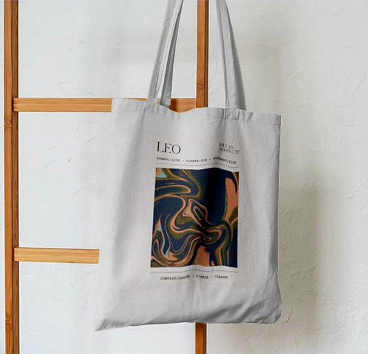Leo Intuition Tote Bag - Aesthetic Tote Bags - Habit Tote