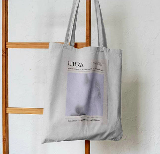 Libra Intuition Tote Bag - Aesthetic Tote Bags - Habit Tote