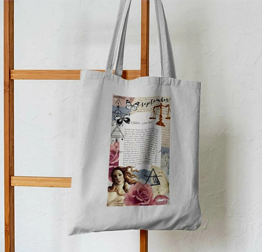 Libra Zodiac Tote Bag - Aesthetic Tote Bags - Habit Tote