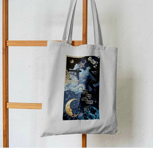 We Are Made of Star Stuff Tote Bag - Aesthetic Tote Bags - Habit Tote