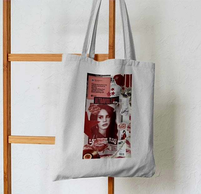 Lana Del Rey Ultraviolence Inspired Tote Bag - Aesthetic Tote Bags - Habit Tote