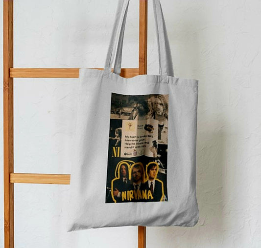 Nirvana Inspired Tote Bag - Aesthetic Phone Cases - Culltique