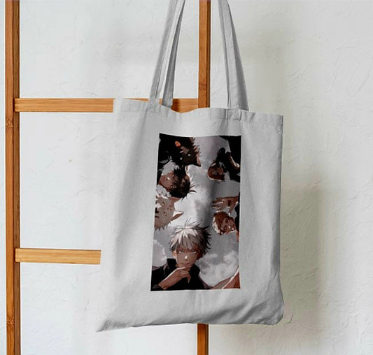 Jujutsu Kaisen Gang Tote Bag - Aesthetic Tote Bags - Habit Tote