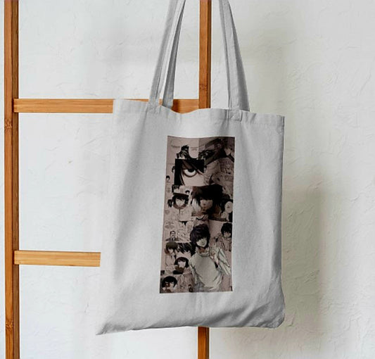 Death Note L Anime Strip Tote Bag - Aesthetic Phone Cases - Culltique