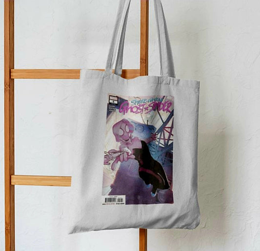 Spider Gwen Pop Culture Tote Bag - Aesthetic Phone Covers - Culltique