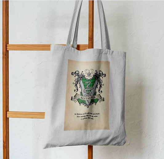 Harry Potter Slytherin Sigil Tote Bag - Aesthetic Phone Cases - Culltique